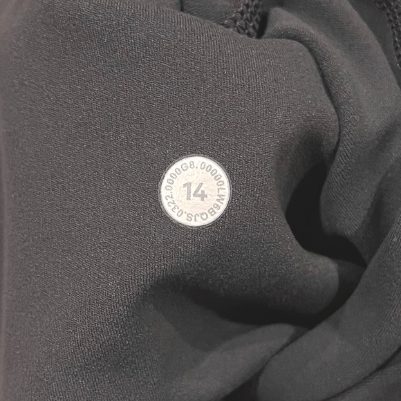 EUC Lululemon Athletica Align High Rise Wide Leg Crop Pants Graphite Grey 14 - Picture 4 of 7